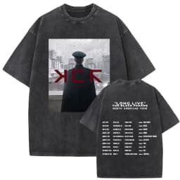 Washed Vintage My Chemical Romance Merch T Shirt The Black Parade 2026 Tour T-shirt Men Women Retro Punk Emo Rock Band T-shirts