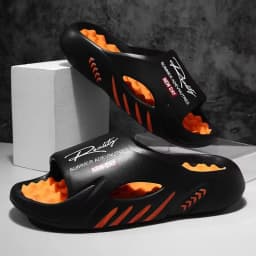 2026 New Men's Massage Slippers Indoor and Outdoor Sandals Beach Casual Shoes Comfortable Soles Men's Slippers Large
