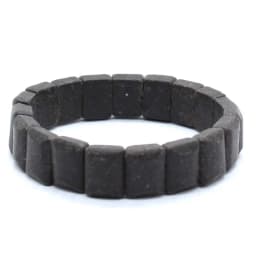 Natural Healing Crystal Square Faceted Stone Bracelets For Women Amethyst Punk Gothic Retro Rectangle Stretch Bangle Men Jewelry