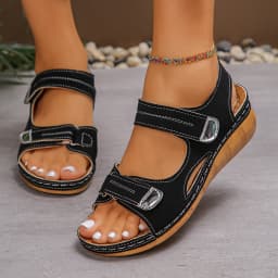 New Summer Women Wedge Sandals New Non Slip Lightweight Shoes for Women Sexy Slip on Classics Platform Footwear Women Sandals