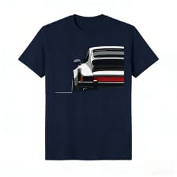 2026 New Legendary Racing Sports Car Iconic Racing Car Silhouette Print T-shirt Short Sleeve Men's and Women's T-shirt Men's Top