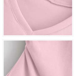 Summer Women's V-neck Pleated Short Sleeved T-shirt Covers The Stomach Showing Off Thinness and Noble Temperament Versatile Top