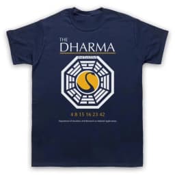 TV drama Lost The Dharma Initiative 100%cotton unisex shirt 2026 Summer New O-neck Men's Y2k Short Sleeve Tshirt fan gift