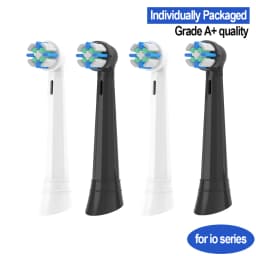 Replacement Toothbrush Heads Compatible with Oral B IO A-level Brush Heads for IO 3/4/5/6/7/8/9/10 Individually Packaged