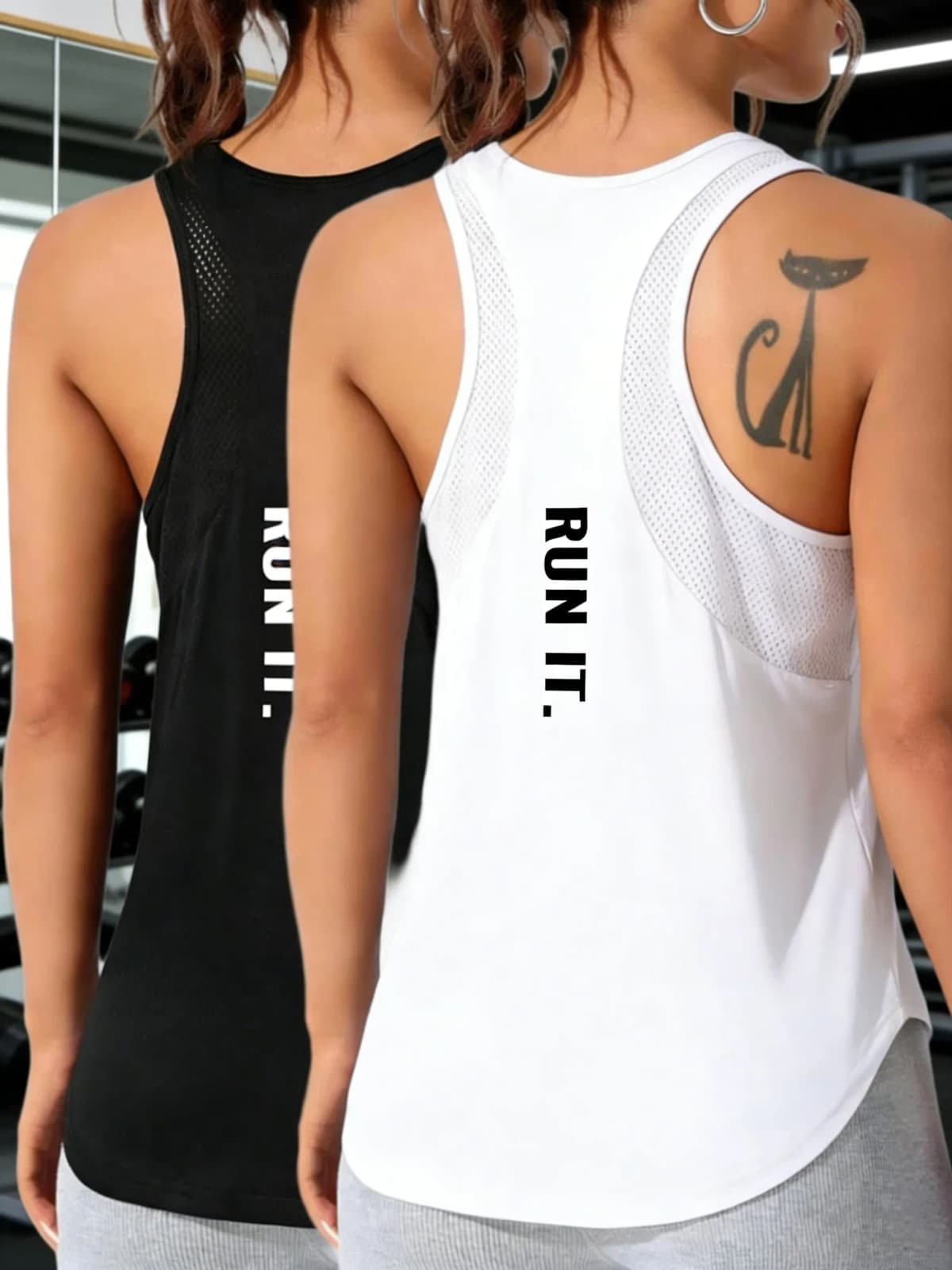 Summer Lightweight Fitness Tank Top Woman's Loose Running Casual Vest Sleeveless Comfy Quick Dry T-Shirt Mesh Soft Sportswears