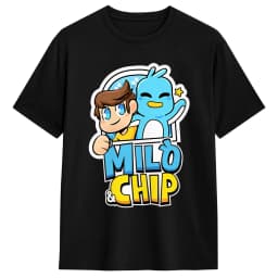 Milo And Chip Pure Cotton T Shirt For Men Summer Vintage T-Shirts O Neck Trending Tee Shirt Oversized Custom DIY Tops