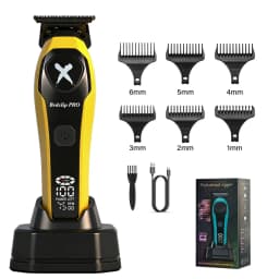 NewProfessional BRDCLIP Cordless Hair Trimmer DLC Ceramic Blade 1200mAH Battery LCD Speed Battery Indicator Barber Grooming Tool