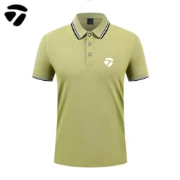 Summer New Men's Lapel Short Sleeved Golf Polo Shirt Style Casual Breathable Sports Street Fashion Top