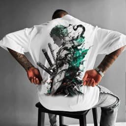 2026 One One Piece Zoro Anime Men's Short Sleeve T-shirt New Summer Cotton Streetwear Casual Top Graphic Tee Y2k Clothes Unisex