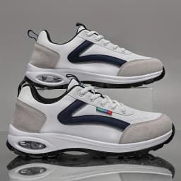 Men's Trendy Sports Shoes Lightweight Breathable Modern Non Slip Shoes Suede Detailing Outdoor Stylish Daily Wear Men Sneakers