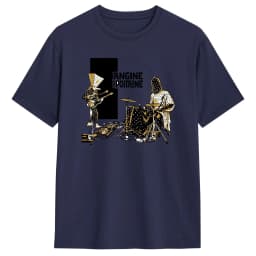 Angine De Poitrine Music T Shirt Summer 100 Cotton T Shirts For Male Print Tshirt Short-Sleeved Streetwear Clothing