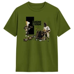 Angine De Poitrine Music T Shirt Summer 100 Cotton T Shirts For Male Print Tshirt Short-Sleeved Streetwear Clothing