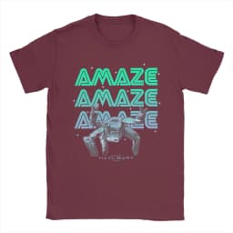 Project Hail Mary Amaze Eridani-Rocky T-Shirts Men Neon Portrai Cotton Tees Round Neck Short Sleeve T Shirt Plus Size merch