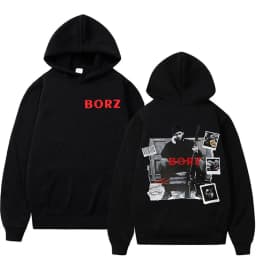 Khamzat Chimaev Borz The Wolf Merch Hoodies Men's Clothing Fashion Trend High Street Hooded Casual Violence Aesthetic Sweatshirt