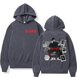 Khamzat Chimaev Borz The Wolf Merch Hoodies Men's Clothing Fashion Trend High Street Hooded Casual Violence Aesthetic Sweatshirt