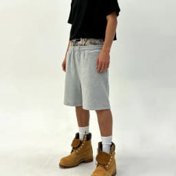 European American High Street Trend Double Waisted Seven quarter Shorts Men's Loose Fashionable Casual Exercise Shorts Women's