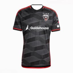 DC United Home Jersey 2026 New Men's Soccer Shirt Guidehouse Sponsor MLS Football Jersey Fan Version Black Red Kit