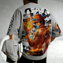 ONE PIECE Portgas · D · Ace 2026 Summer New Product Harajuku Anime Printed Short Sleeve Unisex Cotton T-shirt