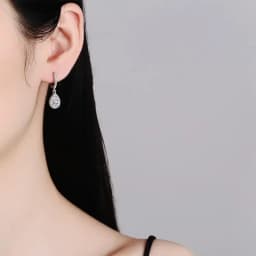 5*8mm Pear Moissanite Water Drop Earrings S925 Silver D Color Lab Diamond for Women Wedding Jewelry Gift