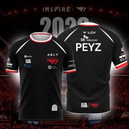 2026 New T1 Esports Team Jersey FAKER FAN Men and Women Summer Casual Short Sleeve for Gaming Enthusiasts