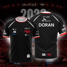 2026 New T1 Esports Team Jersey FAKER FAN Men and Women Summer Casual Short Sleeve for Gaming Enthusiasts