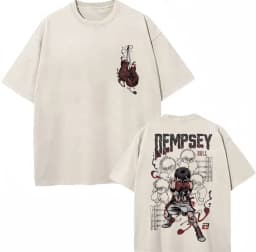 Washed Anime Hajime No Ippo Kamogawa Boxing Gym KBG T Shirt Makunouchi Takamura Novelty T Shirts Loose Cotton T-Shirt Streetwear