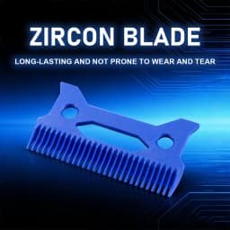 Zircon Long Teeth Moving Blade PHANTECHO for JUCAI JC06 8148 V003 R66 Madeshow Wmark CRUNCH Professional Clipper Replacement
