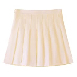 Hot Sale Summer Female Classic Pleated Skirts Girls Solid Color Thin JK Skirts Lady Korean Fashion High Waist A-line Skirts