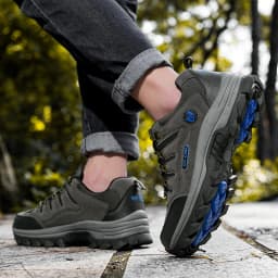 Winter Casual Shoes Men Leather Comfortable Walkng Shoes Autumn Classic Outdoor Sneakers Women High Top Hiking Sneakers Lace Up