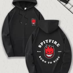 2026 New Men's Trendy Hooded Sweatshirt, Casual Daily Drawstring Hoodie, Front & Back Print Sport Pullover anime hoodie