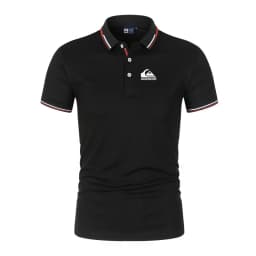 Quiksilver Men'S Business Polo Shirt Half-Sleeved Summer Casual Top Short-Sleeved T-Shirt For Men