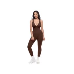 Cross shoulder strap pants jumpsuit yoga suit fitness suit threaded jumpsuit seamless exercise quick drying yoga jumpsuit