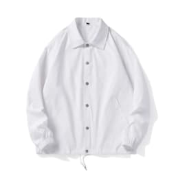 Spring Autumn Man Jacket Turn Down Collar Pocket Business Casual Male Coat Single-breasted Loose Windproof Men Short Windbreaker