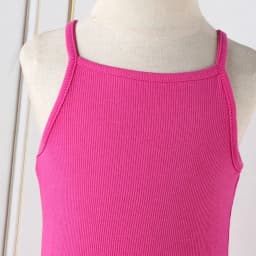 Girl's Chiffon Ball Gown Dress with Rose-Pink Halter, Fashionable and Cool, Sweet Birthday Party, Summer
