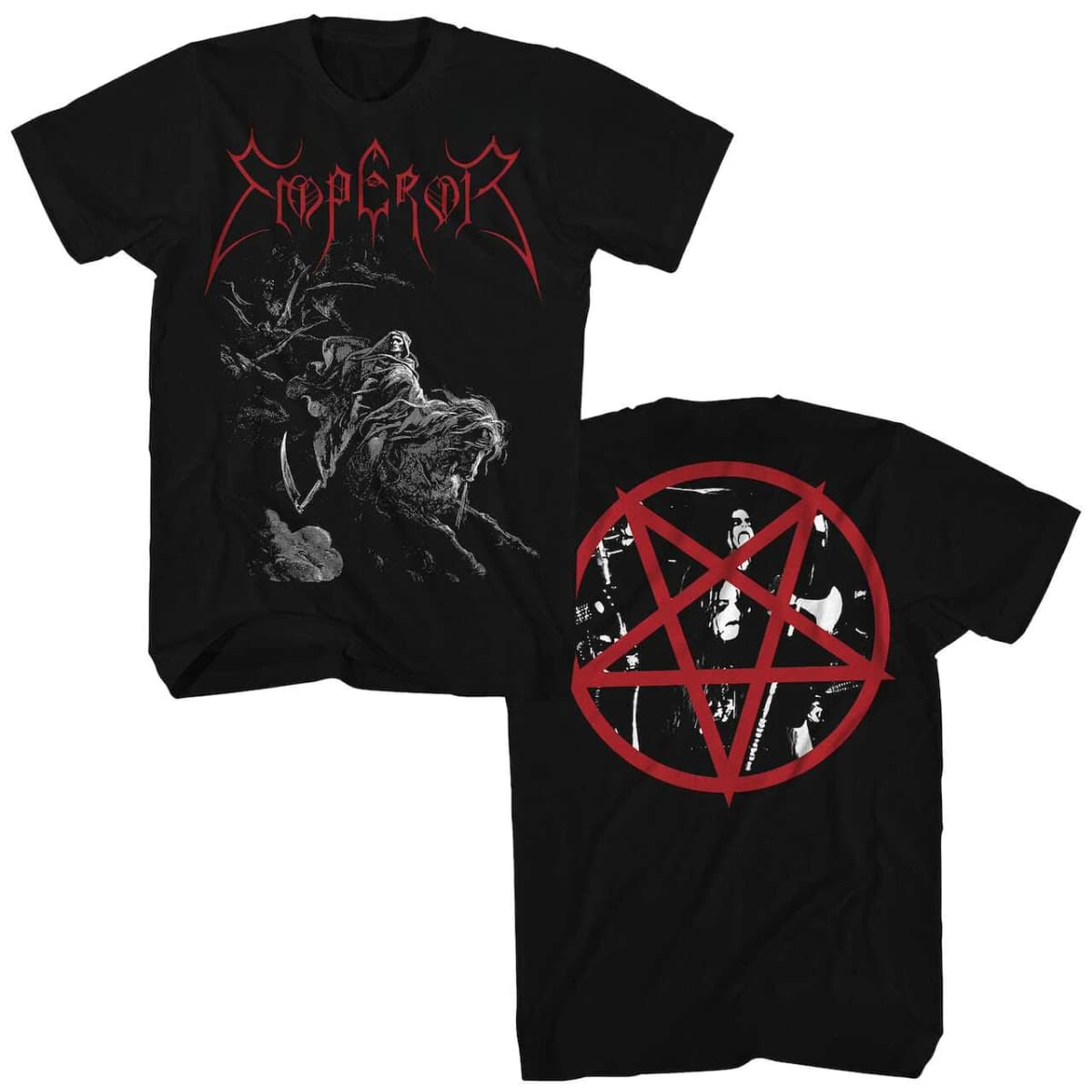 1991 Emperor Norwegian Black Metal Rock Dark Style Casual T-Shirt Men's and Women's Luxury Band Brand Top 2026 New