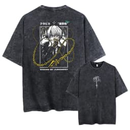 2026 New Anime Hunter X Hunter Washed New Arrival Mens Clothes Tee Shirt Homme Graphic T-Shirts Men Tshirt for Men Ropa Hombre