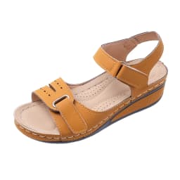 2026 New Open Toe Fashion Women's Sandals Summer Soft Sexy Womens Sandals Wedge Buckle Women's Orthopedic Sandal Footwear 35-43