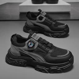 2026 Spring New Sports Shoes for Men, Thick-Soled Sports Korean Style Casual Dad Shoes, Breathable Low-Top Running Shoes, Versatile