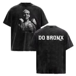Charles Oliveira Do Bronx Vintage Washed T Shirt Men Women Harajuku Classic Oversized T Shirts High Quality Cozy Cotton T-shirts