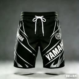 2026 Summer New Yamaha Trend Fashion Sports Outdoor Fitness Shorts Men Women Large Casual Motorcycle Riding Shorts
