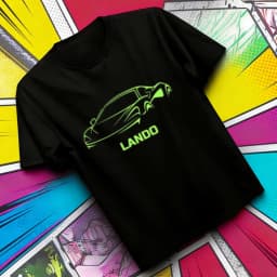 Lando Norris Cotton Top Tees Men Comfortable 80s Retro University 2000s Harajuku Top Tees Punk Pastel 2000s Graphic Colorful