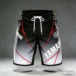 2026 Summer Trendy Yamaha Gradient Pocket Shorts for Men and Women Fashionable Casual Motorcycle Cycling Sports Shorts