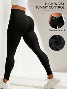 Cross Waist Yoga Leggings Stretch Slim Fit V Shaped Waistband Tummy Control Sweatpants Casual Athletic Leggings For Slim Figures