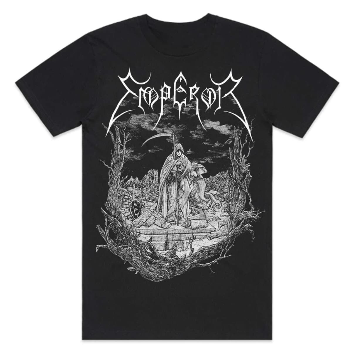 1991 Emperor Norwegian Black Metal Rock Dark Style Casual T-Shirt Men's and Women's Luxury Band Brand