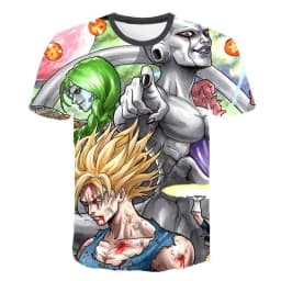 2026 Summer Dragon Ball Retro Fitness T-shirt Men's Oversized 3D Printed Short-sleeved Family Unisex Children's Sports Shirt