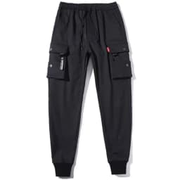 2026 New Trendy Solid Color Pants, Multi Flap Pocket Men's Cargo Pants, Loose Casual Outdoor Pants, Men's Work Pants Oversized