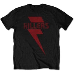 The Killers Dot Matrix Logo Print Cotton T-Shirt Indie Rock New Wave Streetwear Unisex Crew Neck Short Sleeve Tee