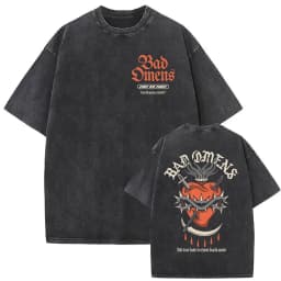 Washed Vintage Bad Omens Do You Feel Love Tour 2026 Graphic T Shirt Men Women Clothing Retro Rock Gothic Metal Street T-shirts