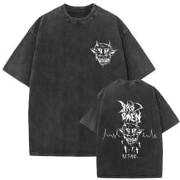 Washed Vintage Bad Omens Do You Feel Love Tour 2026 Graphic T Shirt Men Women Clothing Retro Rock Gothic Metal Street T-shirts