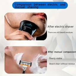 6-Layers Safety Razor Set High Quality Men Razor Sharp Stainless Steel Shaving Changeable Shaver Head Blade